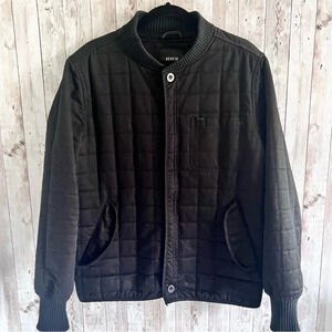 Krew Men’s Quilted Bomber Jacket